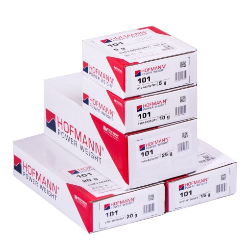 Обважнювачі для сталевих дисків, набір 5г-25г