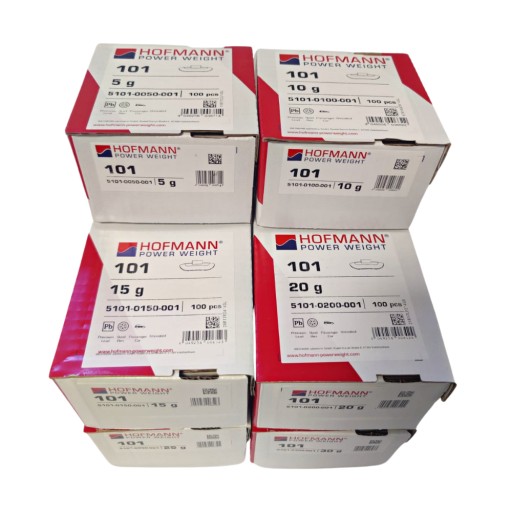 Грузики для стальных дисков, набор 5–30 г.