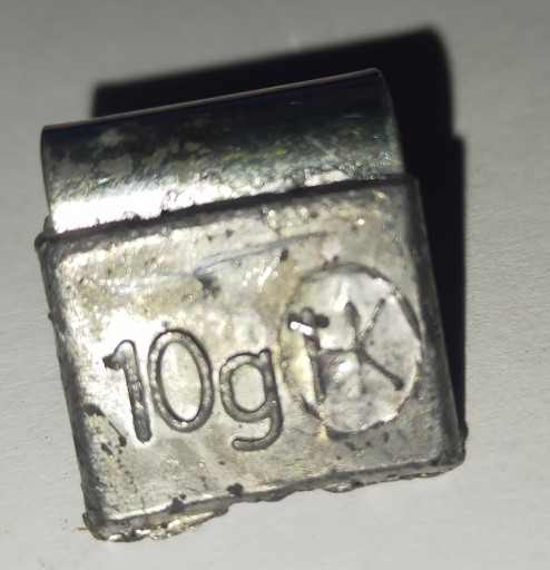 Шипованные грузики для алюминиевых дисков, свинец 10 г.