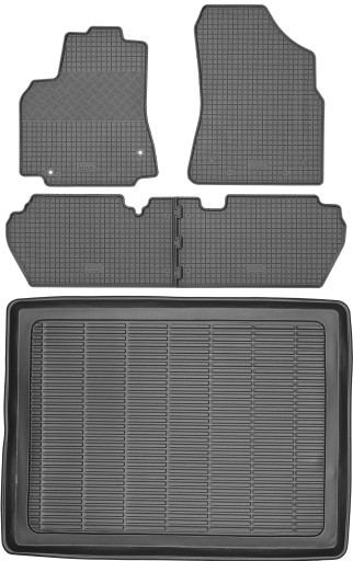 Citroen Berlingo II 5os 2008-2018 КОМПЛЕКТ - Килимки + килимок в багажник