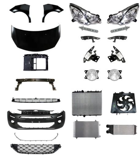 5 - Citroen C3 II Lift 13-16 Ремінь бампера Капот Крило