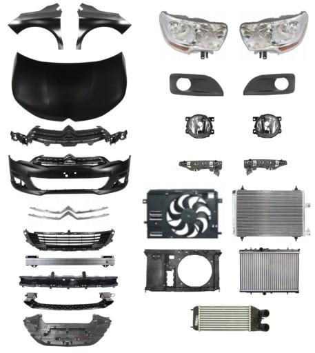 1845 - Citroen C4 B7 II 10-15 Бампер Ремень Капот Крыло