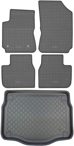 Citroen C4 Cactus SUV 2014 - КОМПЛЕКТ - Коврик в багажник + коврик для ног