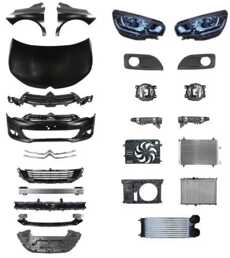 Inny918 - Citroen C4 II B7 Лифт 15-17 Накладка на бампер