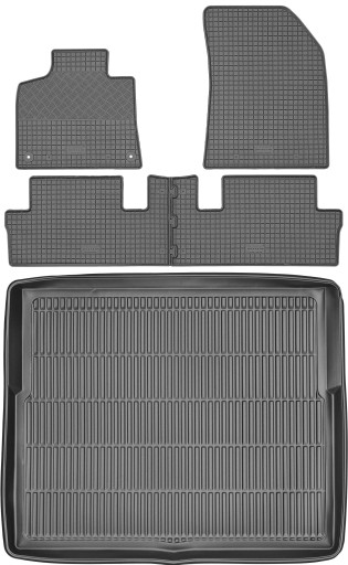 Citroen C4 Picasso II 7os 13-19 SET - Килимки + килимок в багажник