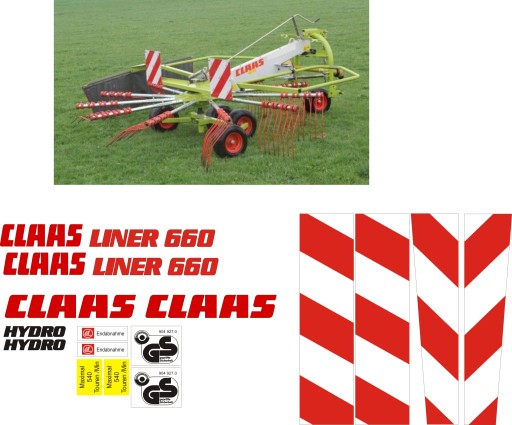 1 - Наклейки Claas Liner 660