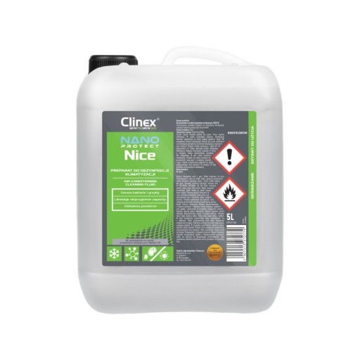 Clinex Nano Protect Silver Nice - Дезинфицирующее средство для кондиционеров - 5л