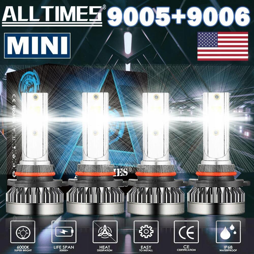 Comb LED Headlight High Low Beam BulbK White Conve