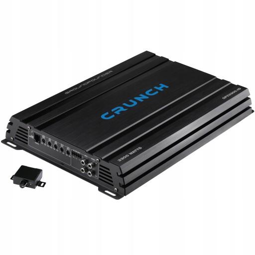 Crunch GPX3300. 1D 1650w RMS 1ohm моноблок пульт дистанційного керування