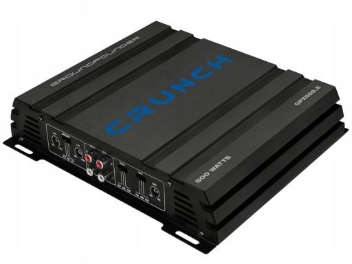 Crunch GPX500. 2-Підсилювач 2x70 Вт-500 Вт Макс