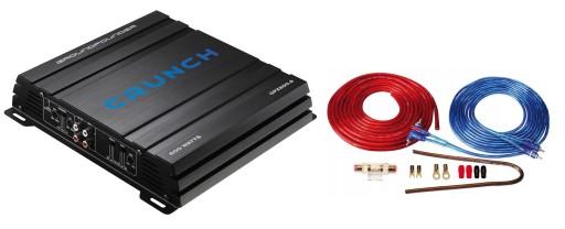 Crunch GPX600 . 2 автомобильный усилитель + кабели