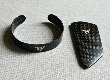 Чохол та браслет на ключ Cupra оригінальний карбон, подарунок