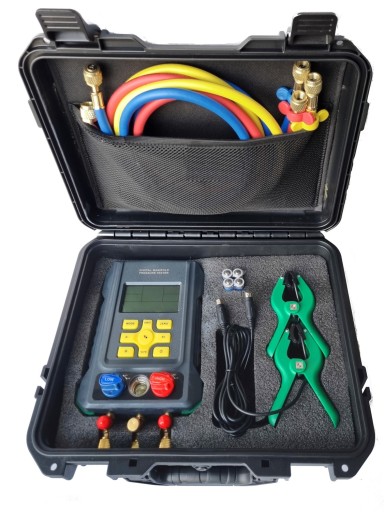 Цифровой манометр и тестер давления хладагента в системах кондиционирования воздуха