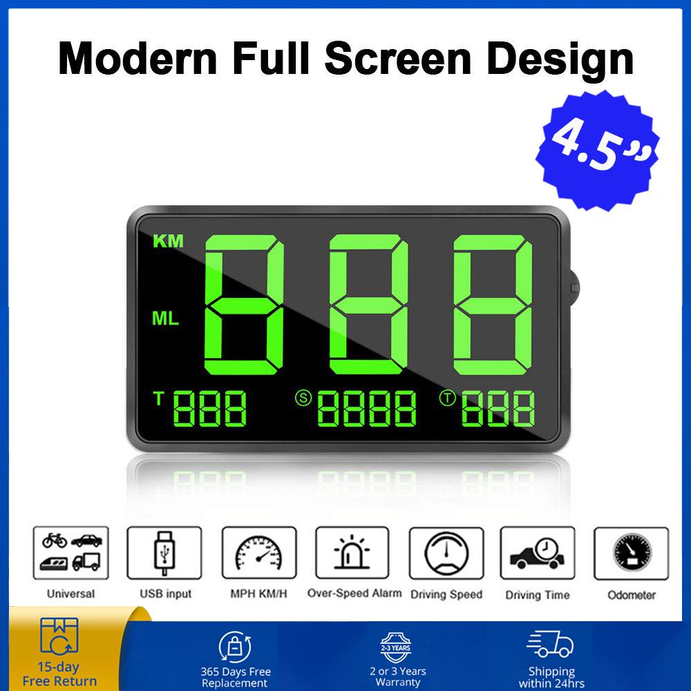 Цифровой спидометр GPS, MPH с сигнализацией