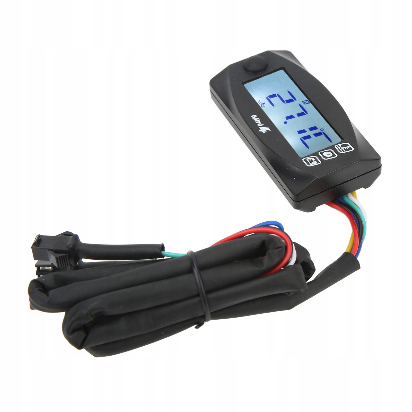 Цифровой дисплей мотоцикла 4 в 1 термометр