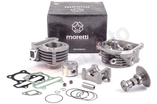 76635 - Комплект головки блоку циліндрів Scooter 4T 80cc 47mm GY6 139QMB Quest Vapor