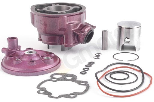 77166 - Циліндр з головкою 90см3 49мм комплект AM6 малина Aprilia RS 50 Yamaha TZR