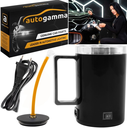 Чайник для відновлення фар ремонт лампи чорний комплект