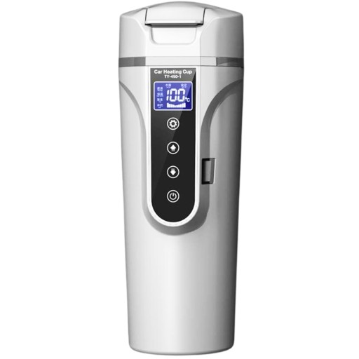 Автомобильный чайник-нагреватель воды 12 В/24 В 450 мл Белый