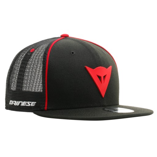Кепка Dainese 9Fifty Trucker черно-красная