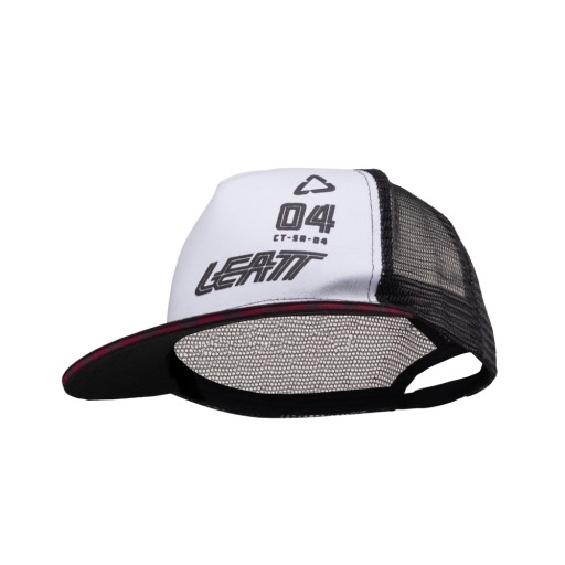 Бейсбольная кепка Leatt Cap Trucker черно-белая S-XL