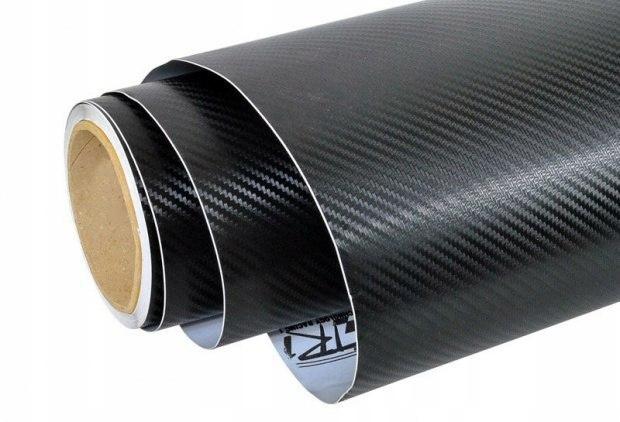 Черная пленка Carbon 3D 5M шпон + нож