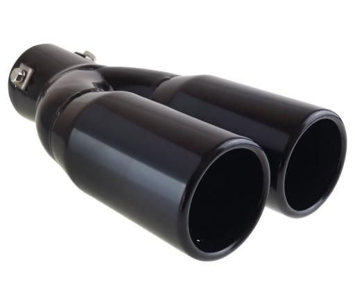 Чорний наконечник глушника вихлопної труби 215 мм