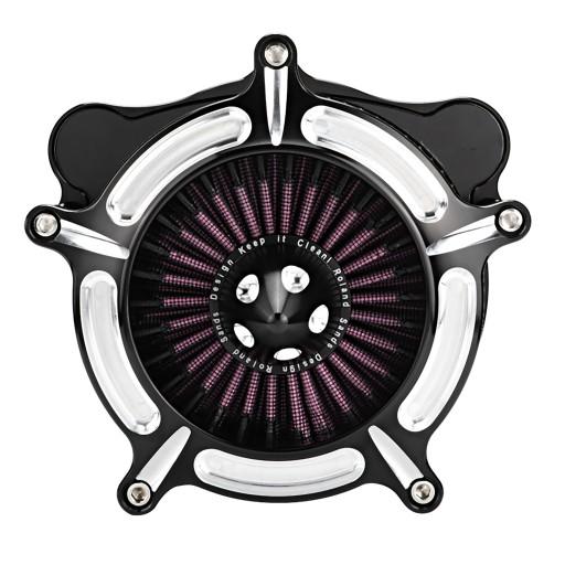 Чорний алюмінієвий мотоцикл модифікації 8P фільтр вхідний фільтр