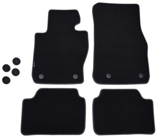 Black Diamond, велюрові килимки ALDOS - BMW F20/F21 xDrive 2011-2019.