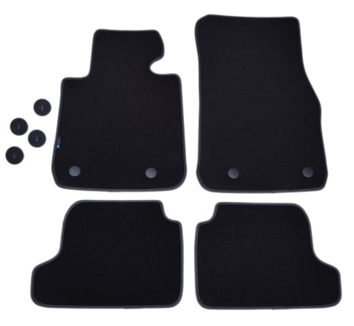 Black Diamond, велюровые коврики ALDOS - BMW F22 RWD Coupé 2011-2019 гг.