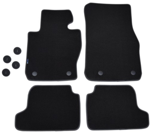 Black Diamond, велюрові килимки ALDOS - BMW F22 xDrive Coupé 2011-2019.