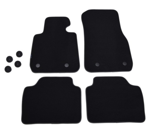 Black Diamond, велюрові килимки ALDOS - BMW M3 F80 2013-2019. + ЛИПУЧКА.