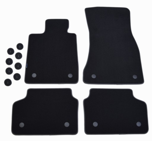 Black Diamond, велюровые коврики ALDOS - BMW 7 Series G11 RWD 2015-2022 гг.