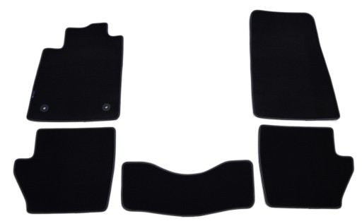 Black Diamond, велюрові килимки ALDOS - Ford Fiesta 2017р. / 5 шт