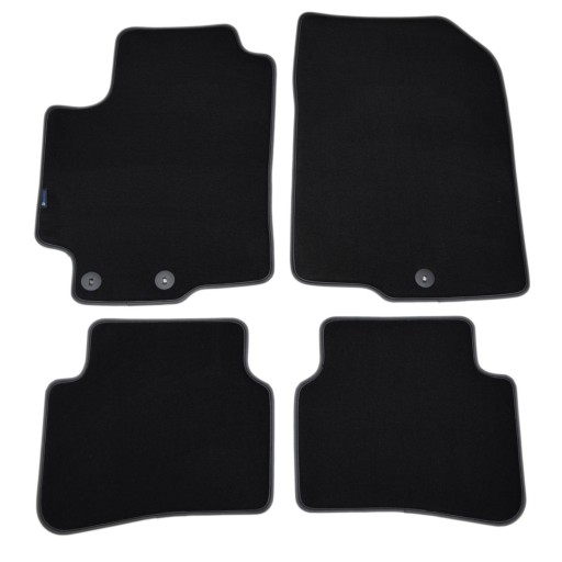 Black Diamond, велюрові килимки ALDOS - Kia Rio 2017-2023 рр.