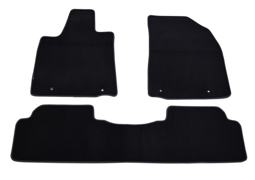 Black Diamond, велюровые коврики ALDOS - Lexus RX 2009-2015 гг. / 3 шт.