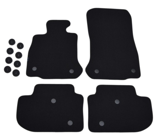 Велюрові килимки Black Diamond - BMW 6 Series F06 RWD Gran Coupe 11-19.