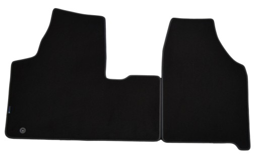 Велюровые коврики Black Diamond - Fiat Scudo 2007-2016 гг. бархатный пол