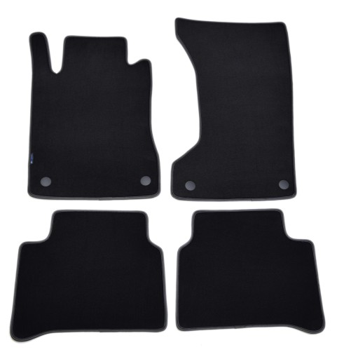 Велюрові килимки Black Diamond-Lam. Mercedes E-Class W211 4MATIC 02-09 р