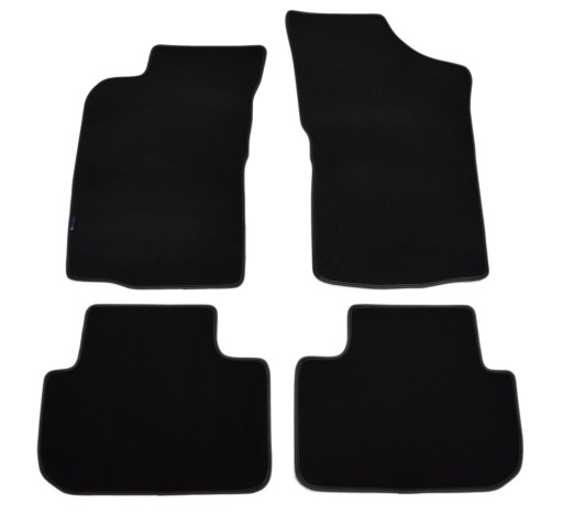 Коврики велюровые чёрные Diamond, Rim - Alfa Romeo GT 2004-2010 гг.