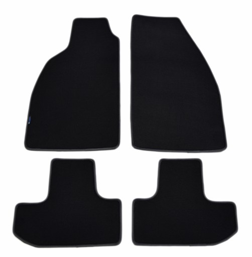 Велюровые коврики Black Diamond, окантовка - Alfa Romeo GTV 1995-2005 гг.