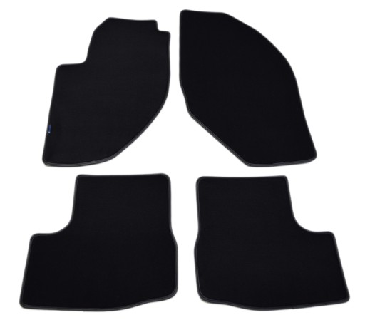 Коврики черные велюровые Diamond, Rimówka - Alfa Romeo 166 2002-2007 гг.