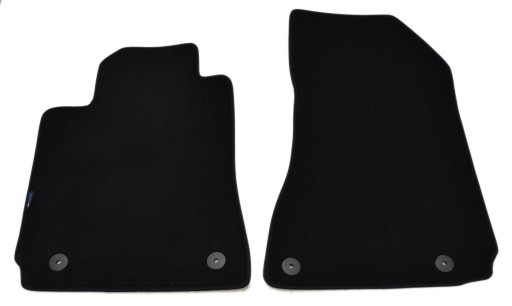 Коврики велюровые Black Diamond, окантовка - Alfa Romeo Spider 06-10/ 2 шт.