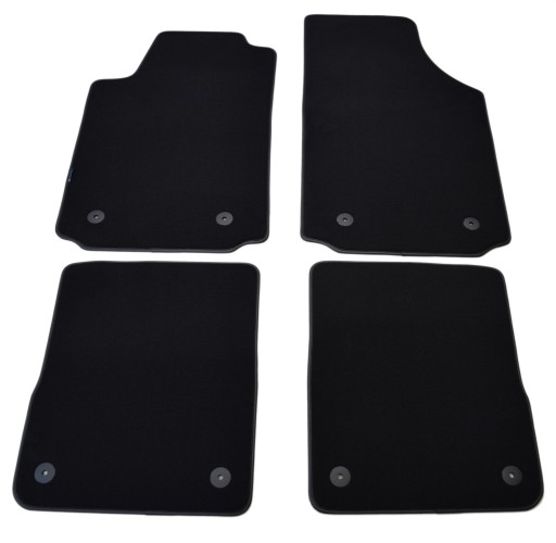 Чёрные велюровые коврики Diamond, Rimówka - Audi A2 1999-2005 гг.