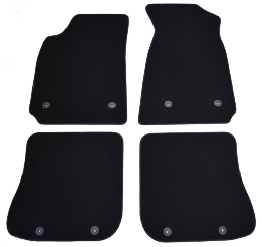 Велюровые коврики Black Diamond, Rimówka - Audi A4 B5 1994-2001 гг.