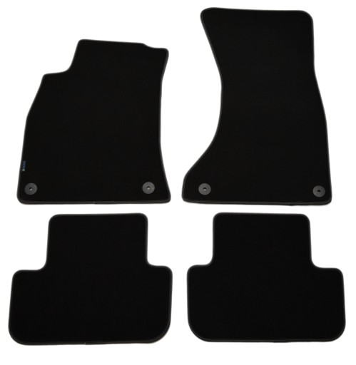 Велюровые коврики Black Diamond, Rimówka - Audi A5 Sportback 2009-2016 гг.