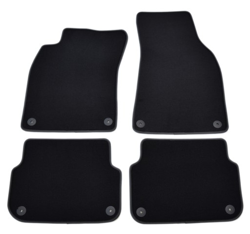 Велюровые коврики Black Diamond, Rimówka - Audi A6 C6 2004-2006 гг.