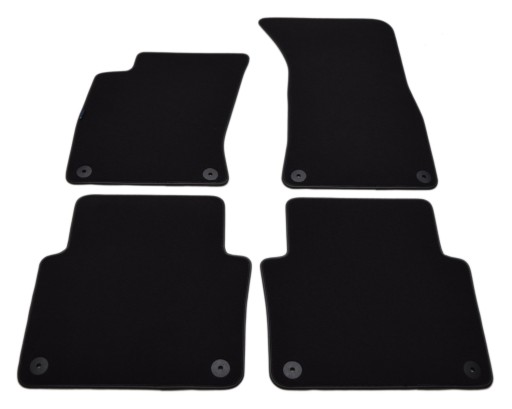 Велюровые коврики Black Diamond, Rimówka - Audi A8 D3 2002-2009 гг.