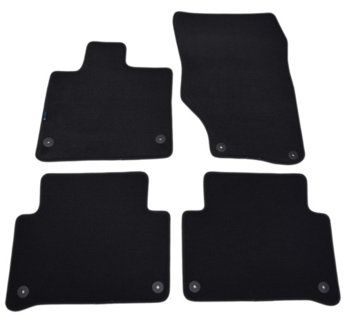 Велюрові килимки Black Diamond, Rimówka - Audi Q7 2005-2015.