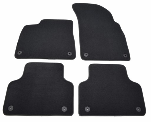 Велюровые коврики Black Diamond, Rimówka — Audi Q8 2018 г.в.